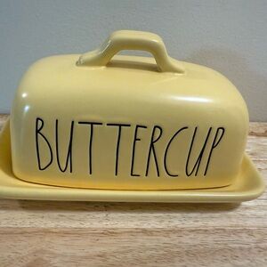 Rae Dunn Buttercup Yellow Butter Dish